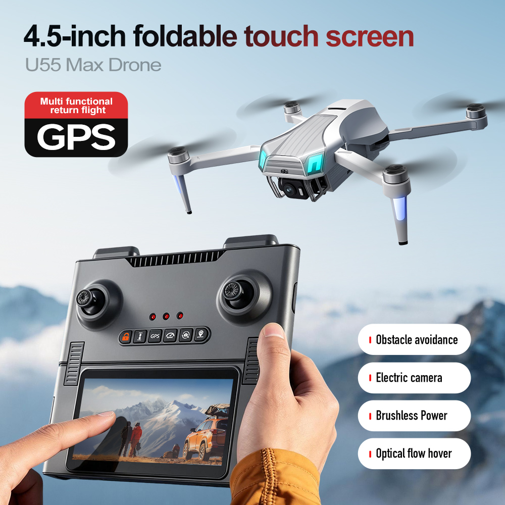 Drone Gimbal Mount - Drone U55Max 5G con GPS e