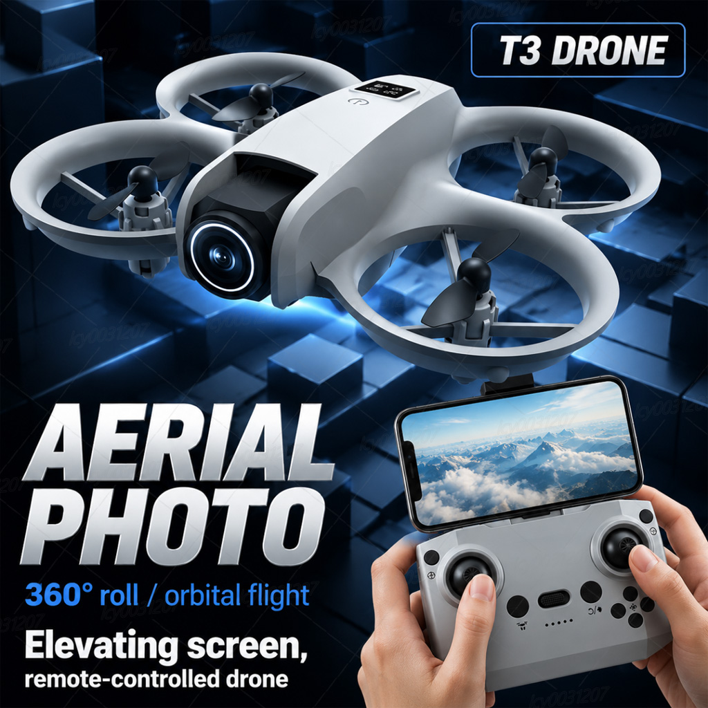 NUOVO Drone T3 Mini 8K con Dop - Drone Gimbal Brushless recensione e prezzo