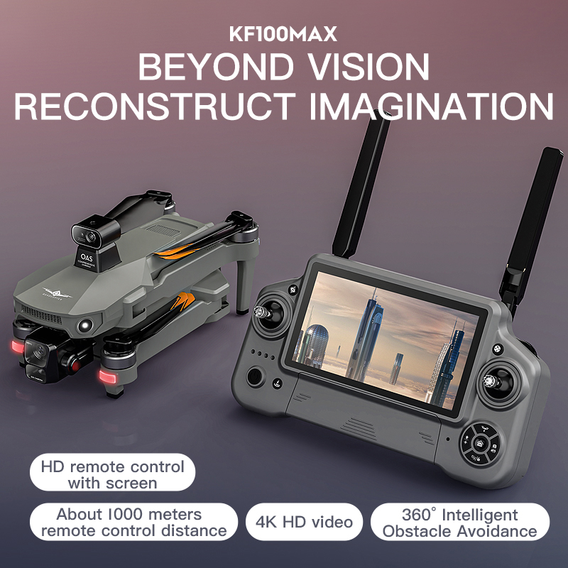 KF100 MAX GPS Drone 4K Fotocam - Drone Gimbal Brushless recensione e prezzo